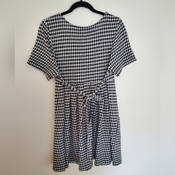 Vintage Marian & Maral Gingham Check  Badydoll Dress - Picture 2 of 7